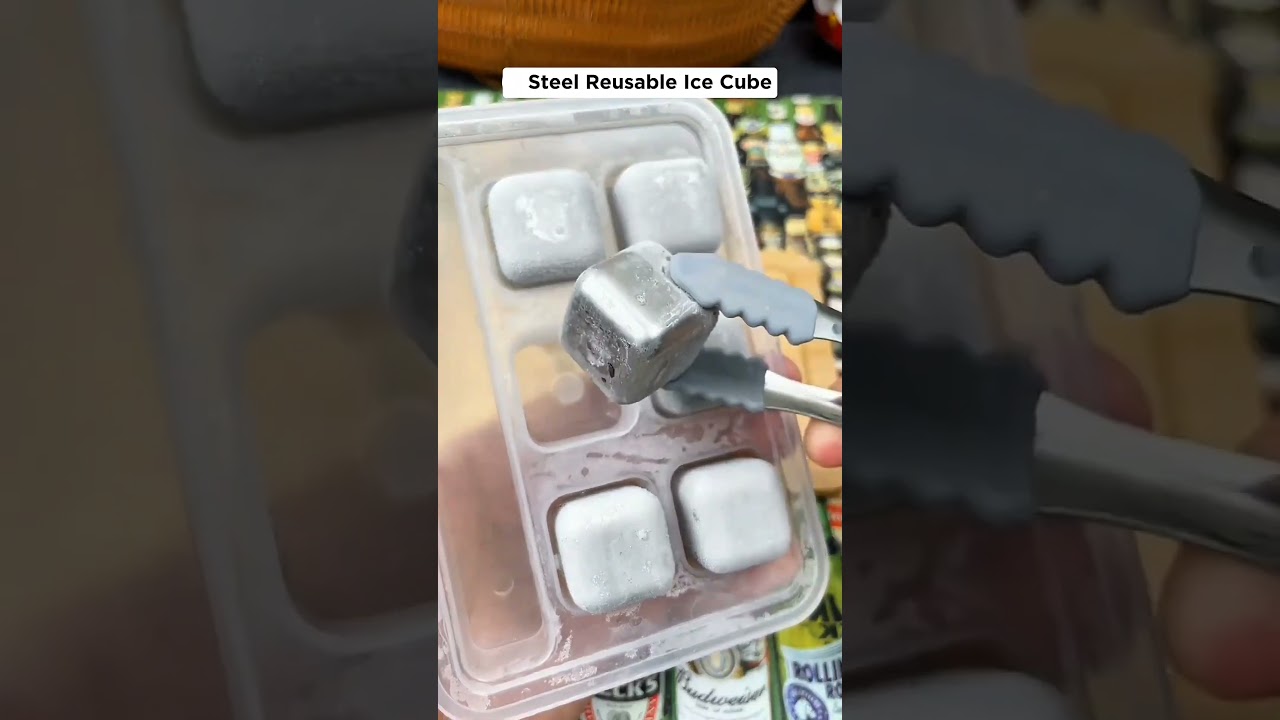 Steel Reusable Ice Cube 