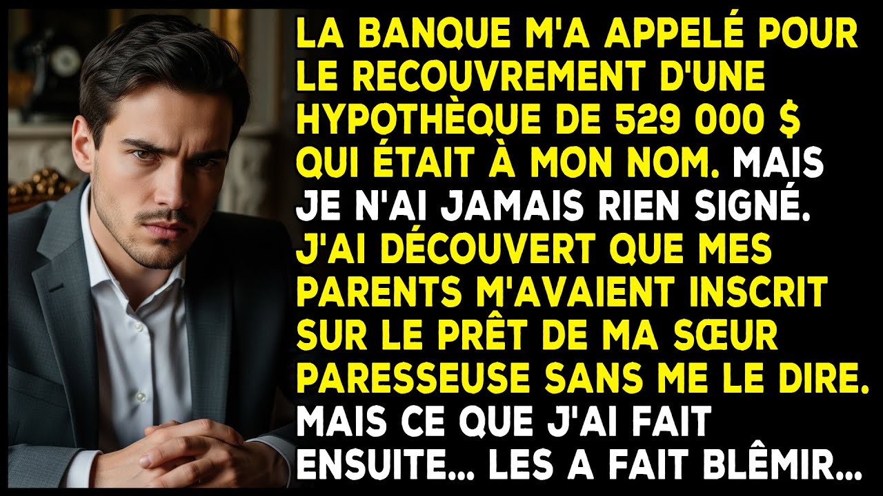 Mes parents ont imposé que je paie pour ma sœur — 529 000 $ d’hypothèque à mon nom.