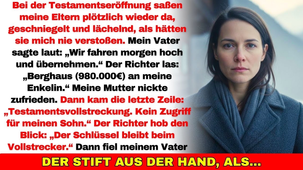 Mein Opa hinterließ mir sein 980.000€-Berghaus—da tauchten meine Eltern aus dem Nichts wieder auf…