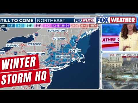 First Of Three Storms Brings Snow Across Northern Tier, Moves Into Northeast