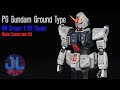 PG Gundam Ground Type Conversion Part 2: Upper Body | Custom Gunpla Painting