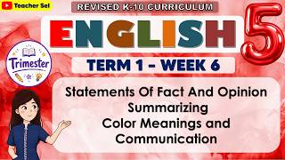 English 5 Term 1 Week 6 - Statements Of Fact And Opinion, Summarizing