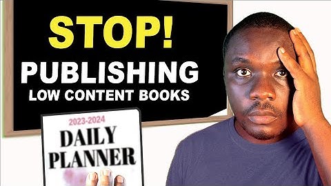 STOP!!! Making Low Content Books on Amazon KDP. DO THIS INSTEAD