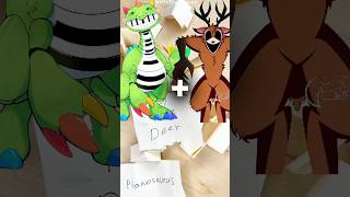 Creating Transformation Pianosavrus to The Deer #charactertransformation #deer #pianosaurus #drawing