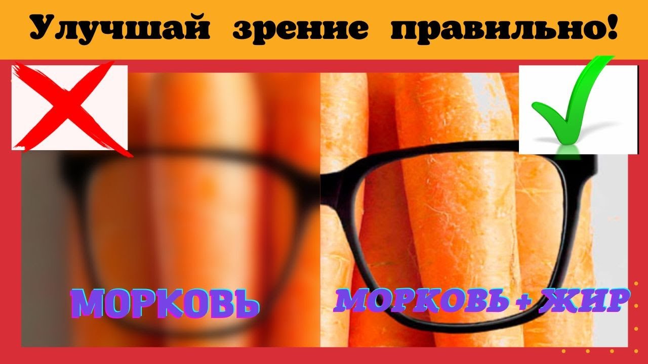 Морковь. Правда или миф. Улучшает зрение?