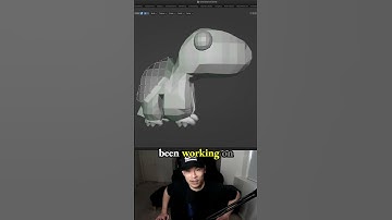 Exploring Character Creation Techniques - making a 3d game character in Blender - 3.4: Dino Turtle