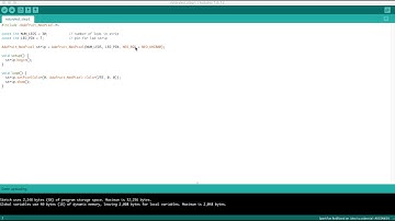 program step 1 for led strip