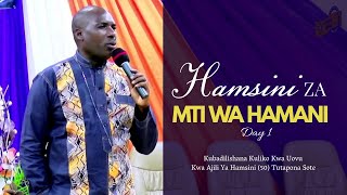 Hamsini za Mti wa Hamani | Kwa Ajili Ya 50 Tutapona Sote | Bishop Dr. Manasse DM | Day 1