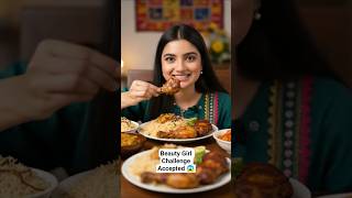 Beautiful girl eating spicy chicken biryani 😋 #shorts #asmr #asmrvideo #ai