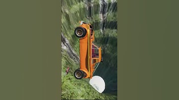 car vs Deep water holl - BeamNG. Drive #35 #beamngdrive #shorts #usa
