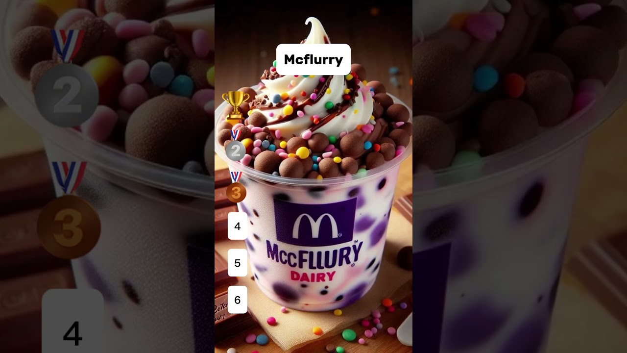 Rank these Mcdonalds items but you can’t change…