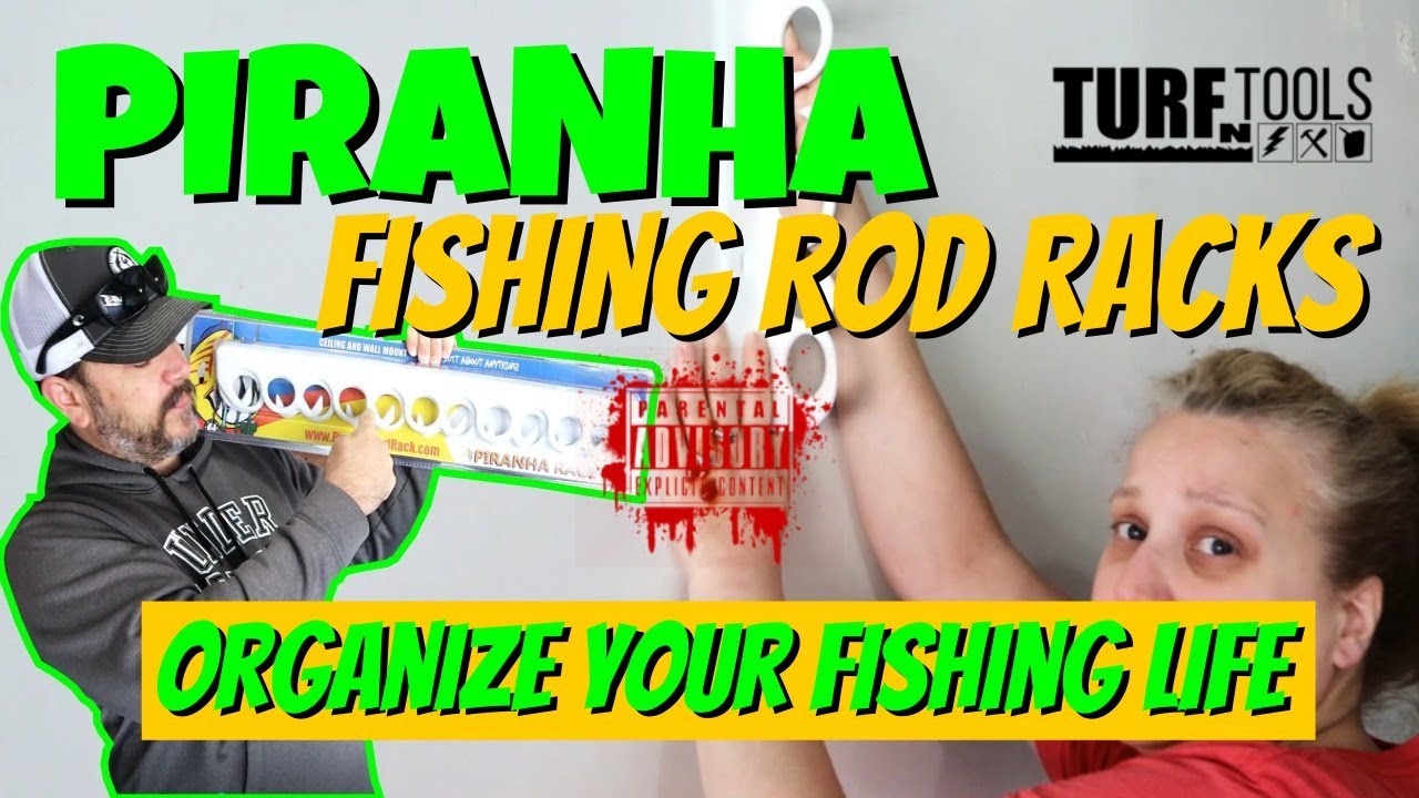 Piranha Fishing Rod Rack  Organize Your Fishing Rods and Reels 