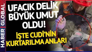SANİYE SANİYE GÖRÜNTÜLENDİ I Ufacık Delikten Yaşama Böyle Tutundu! İşte Cudi'nin Mucize Kurtuluşu
