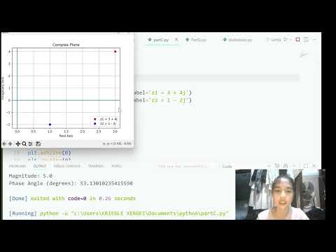 Complex Numbers using Python 