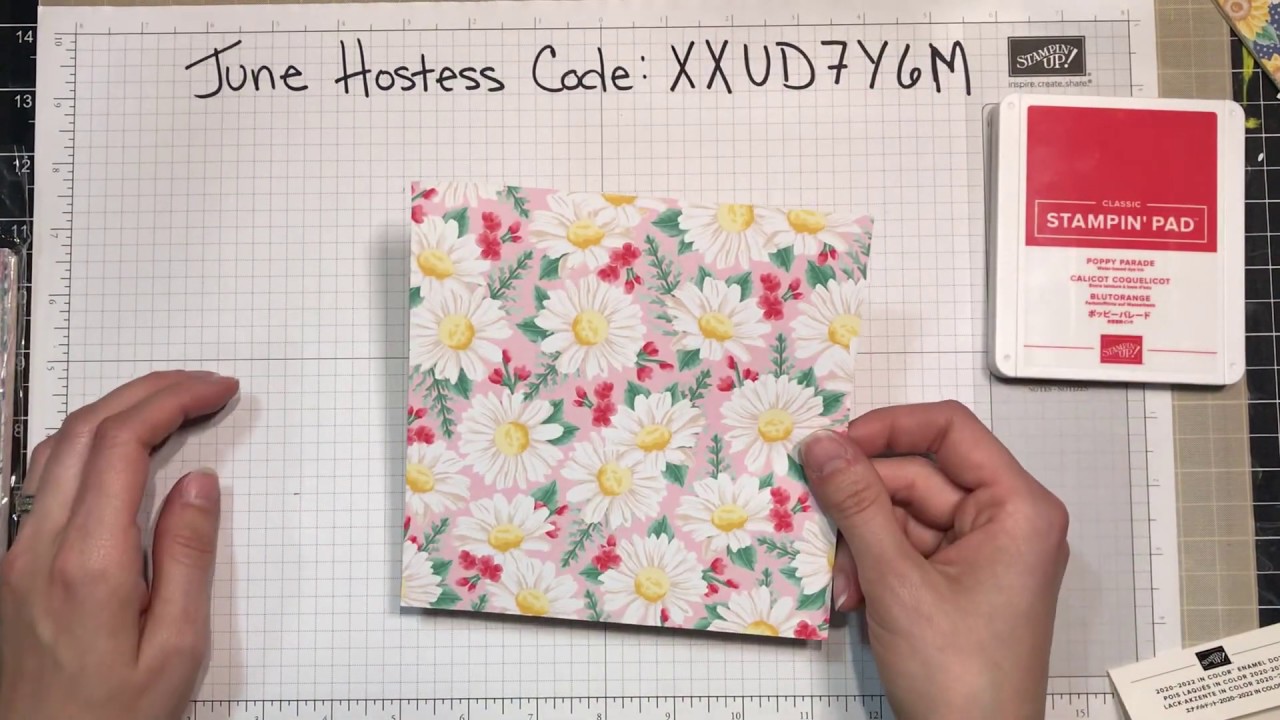 Simple card using the new Flowers for Every Season DSP - YouTube