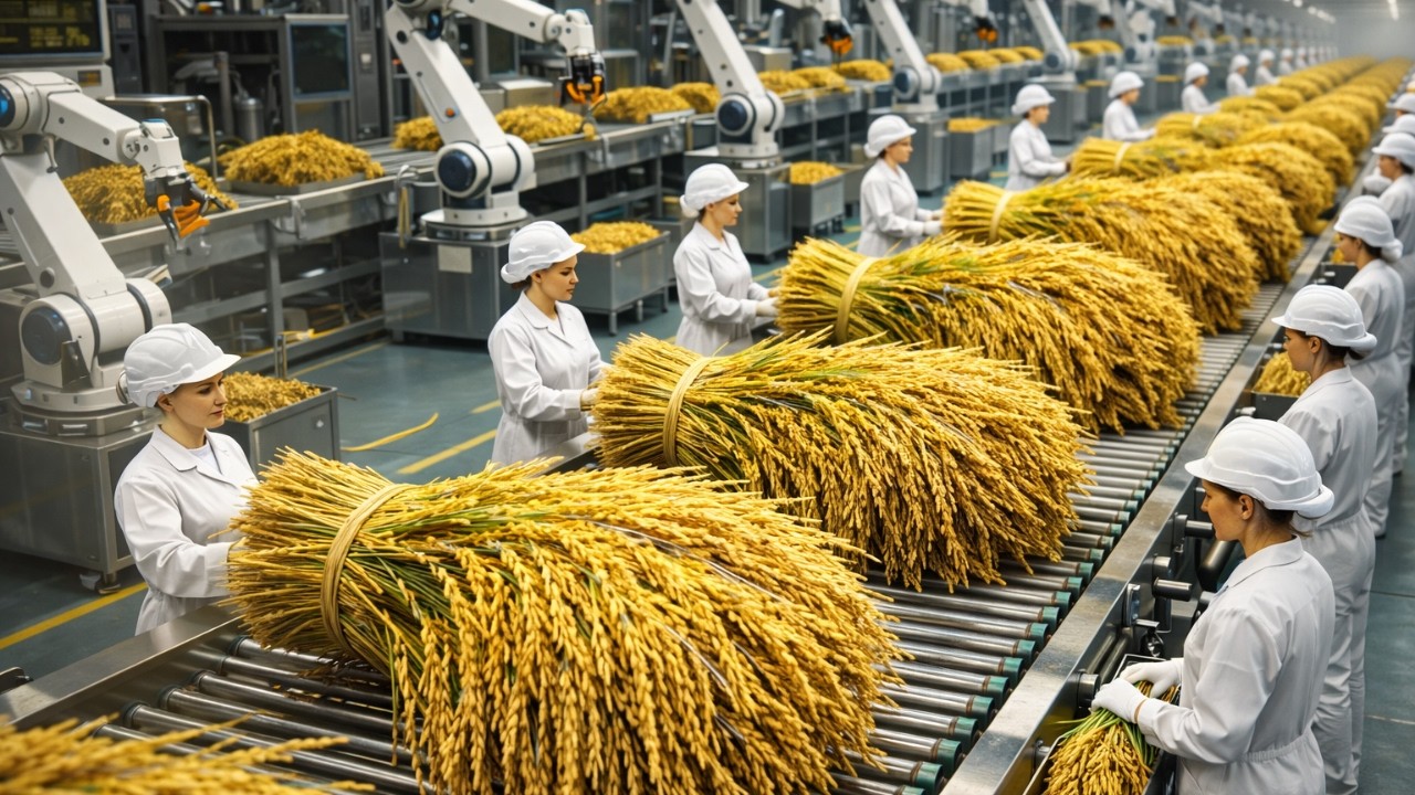 China Rice Factory Inside a Rice Food Factory – Millions of Products Made Every Day! - YouTube