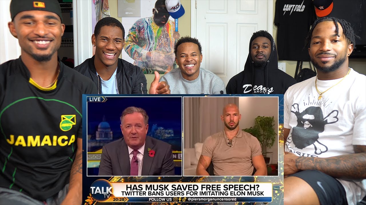 Andrew Tate Debates Piers Morgan On Free Speech And Elon Musk..