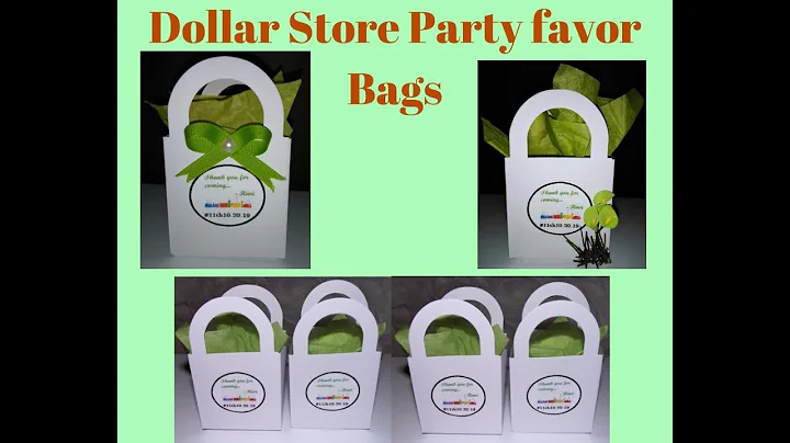 DOLLAR STORE PARTY FAVOR BAGS / PARTY FAVOR BAGS IDEAS