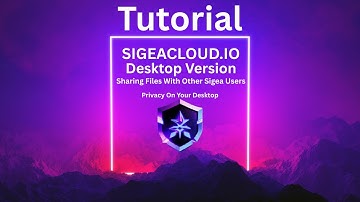 Sigea Cloud Desktop Version - Sharing Files With Other Sigea Users