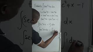 Integration of (tan 4 x)^ 2 #fypシ゚viral #everyone #education #olympiad