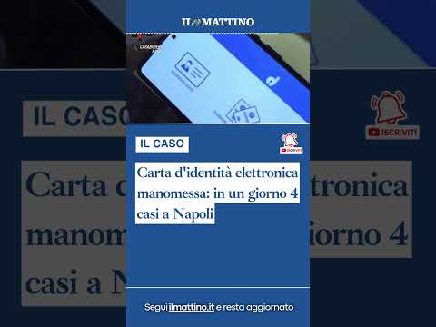 Video Carta d'identità elettronica manomessa: in un giorno 4 casi a Napoli