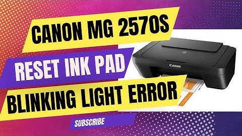 CANON MG2570s BLINKING LIGHT ERROR / Reset eoprom ic solution