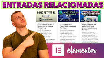 ✅ Cómo Añadir ENTRADAS RELACIONADAS con ELEMENTOR PRO (Fácil y Rápido)