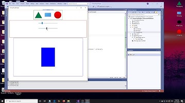 Windows UWP Draw Triangle, Rect and Circle