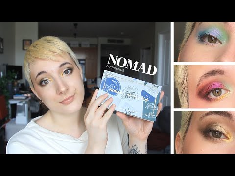 NOMAD COSMETICS WHISTLER SNOW LODGE PALETTE || Review + 3 Looks