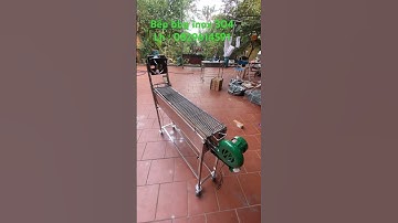 Bếp nướng thịt xiên , đồ ăn vặt chất liệu inox 304 , hàng gia công theo yêu cầu  lh: 0829614591