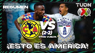 Resumen y goles | América 11 Pachuca | CL2024  Liga Mx 4tos | TUDN