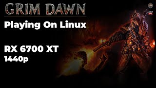 Grim Dawn | 1440p | Nobara Project | RX 6700 XT + Ryzen 7 5800x | Linux Gaming