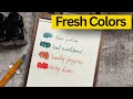 Fountain Pen Ink Review: Amarillo Stationery "Amarillo Vibes" Collection