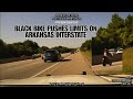 Motorcycle Without Plate Weaves Through Traffic on I-49 | Arkansas State Police