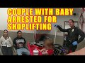 Bodycam Footage - Couple with 9-Month-Old Baby Arrested for Shoplifting at Target