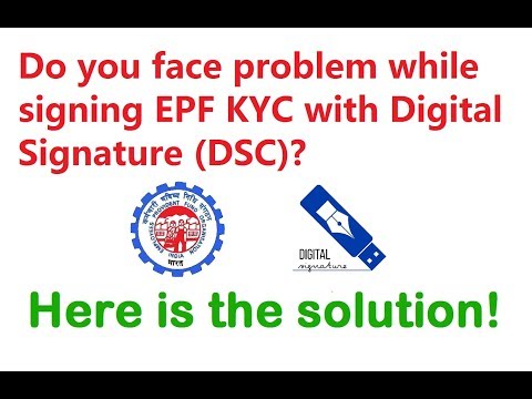 Approve KYC Through Digital Signature (DSC) on EPF Unified Employer Portal