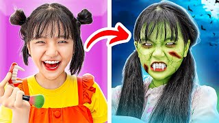 Poor Baby Doll Extreme Makeover To Zombie At Zombie Costume Contest - Funny Stories About Baby Doll