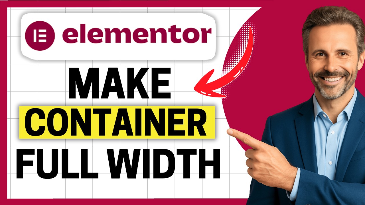 How to Make Container Full Width in Elementor [Easy Guide] - YouTube