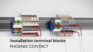 Installation terminal blocks – with screw and push-in connection