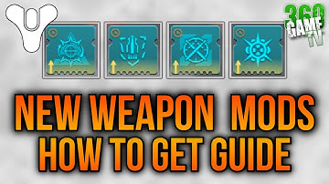 How to get SEASONAL WEAPON MODS - BETTER Champion Stuns! More Mods for your Weapons - Destiny 2