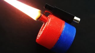 how to make emergency lighter using Coca Cola caps and empty lighter
