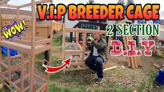 DIY | BUILDING A 2 SECTION V.I.P BREEDER CAGE !!! FOR MY BEST PIGEON BLOODLINES