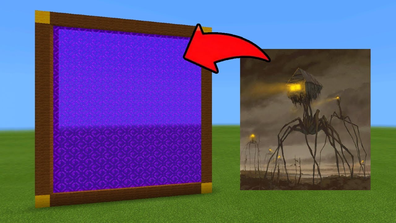Minecraft How To Make a Portal To The House Head Dimension Portal