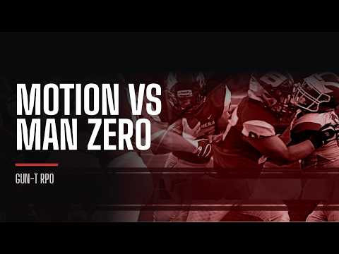 How to Beat Man Zero Coverage Using Pre-Snap Motion (Force the Defense to Show Its Hand)