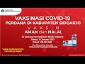 Vaksinasi Covid-19 Pertama Kali di Kabupaten Sidoarjo