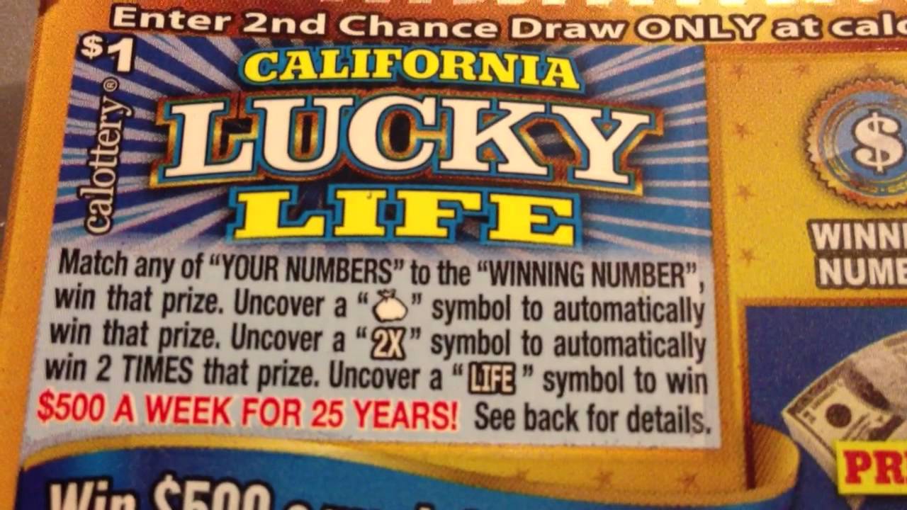 California Lucky Life California Lottery Scratcher Game YouTube