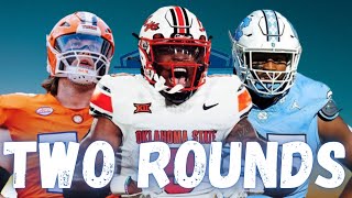 TWO ROUND Tankathon 2025 NFL Mock Draft