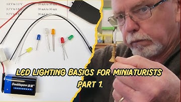 A Beginners Guide to LED lighting for Miniaturists (Basics Part 1).