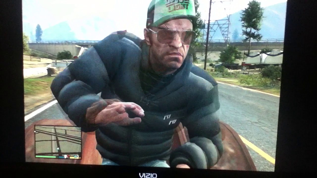 GTA 5 Trevor Has A Blast Honking An Old Tractor's Horn YouTube