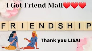 Whoop! Friend mail from Lisa!!!!!
